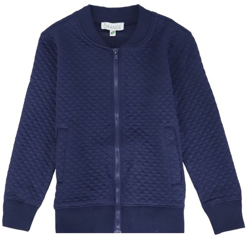 Chaqueta bomber acolchada azul navy para niño