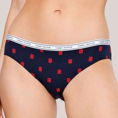 Bikini Tommy Hilfiger estampado de cintura corta para mujer