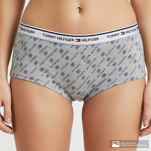 Boyshort Tommy Hilfiger estampado de cintura media para mujer