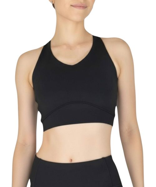 Top bra deportivo Everlast Sienna negro para mujer