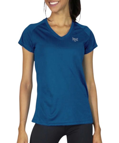 Camiseta deportiva Everlast azul para mujer