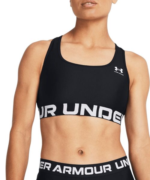 Top bra deportivo Under Armour negro para mujer