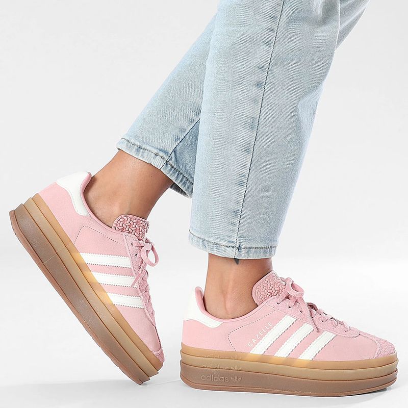 adidas gazelle silver green womens GAZELLE BOLD W MUJER JS3903 Guatemala main image 1