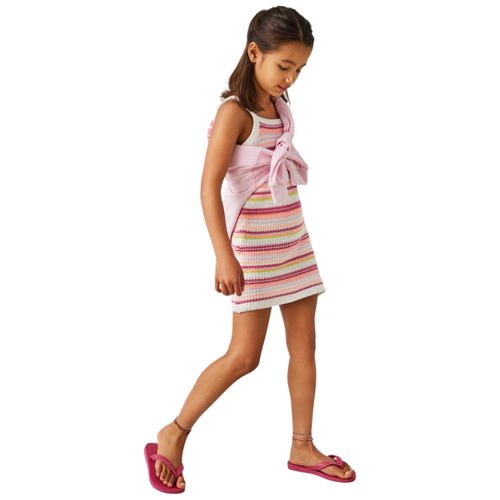 Vestido multicolor para niña