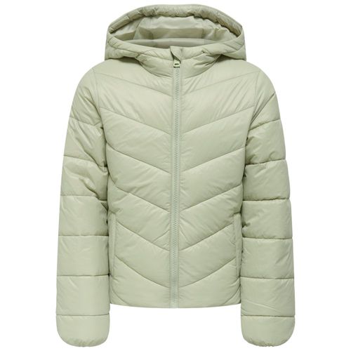 Chaqueta verde acolchada para niña