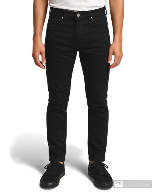 Jeans Orange straight fit negro para hombre