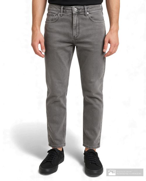 Jeans Orange straight fit gris para hombre