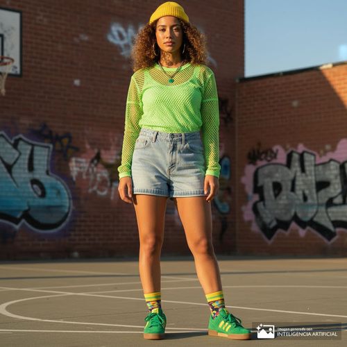 Zapato Adidas Originals Forum Low CL color verde para mujer