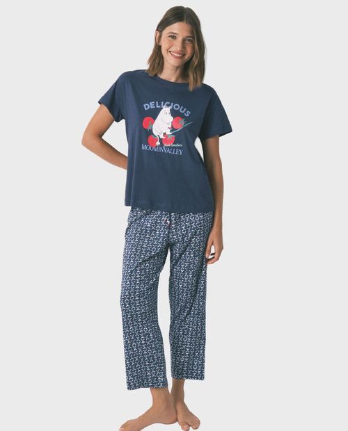 Pijama con pantalón Women Secret estampado de moomin para mujer