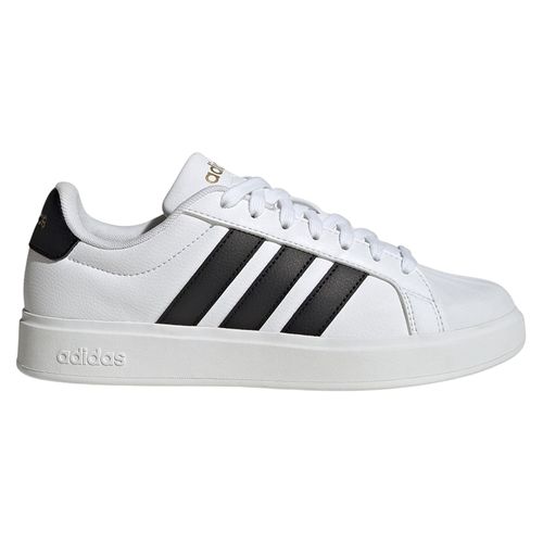 Zapato Adidas Streettalk casual color blanco para mujer