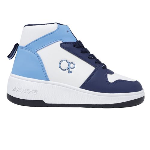 Zapato casual con rueda Ocean Pacific blanco/azul para niño
