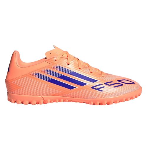 Zapato Adidas de fútbol F50 Club para césped artificial anaranjado para hombre
