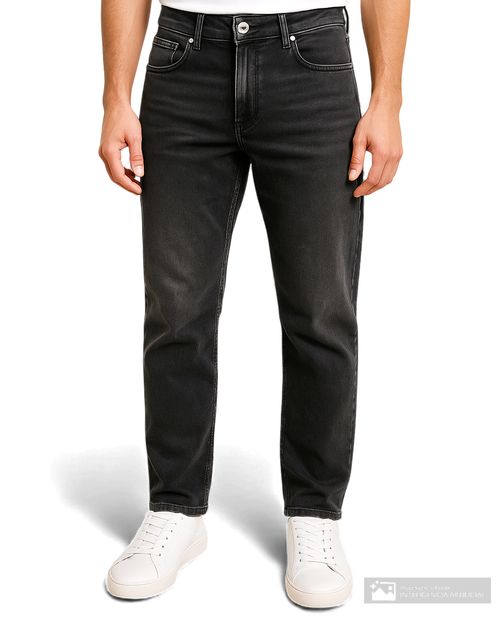 Jeans Orange relaxed fit gris oscuro denim para hombre