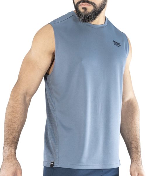 Camiseta deportiva Everlast city azul sólida para hombre