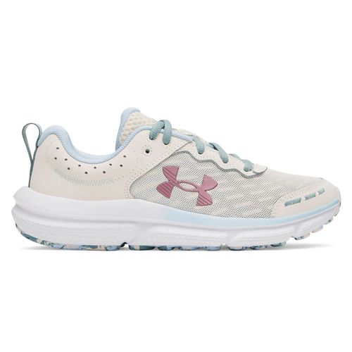 Zapato deportivo casual Under Armour beige para niña joven