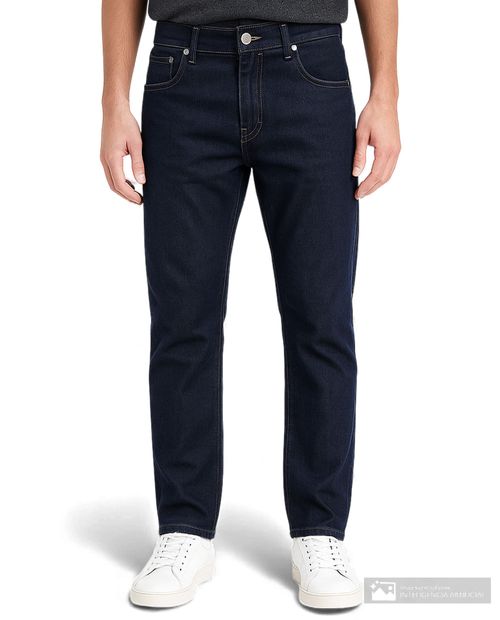 Jeans Oscar de la Renta classic fit azul oscuro denim lavado para hombre