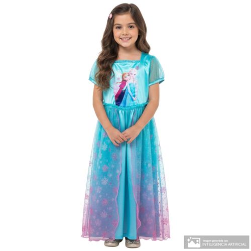 Camisón celeste de Frozen para niña