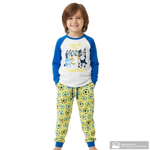 Pijama azul de 2 piezas de Bluey para niño
