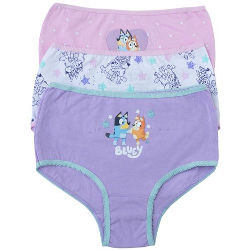 Set de 3 calzones multicolor de Bluey para niña