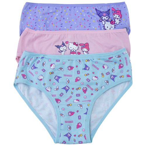 Set de 3 calzones multicolor de Hello Kitty para niña