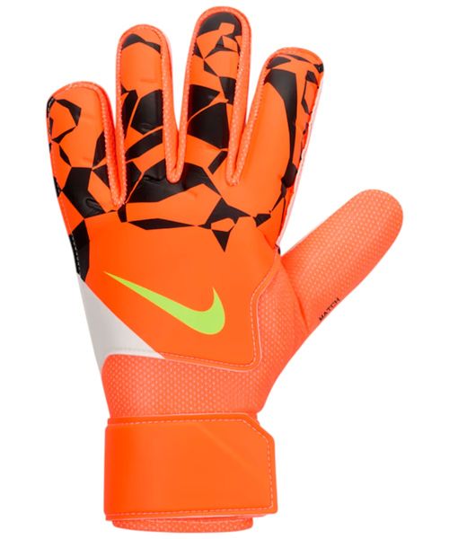 Guantes de fútbol Nike naranja con negro