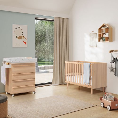 Cuna Martha 140 x70 Acacia para bebé