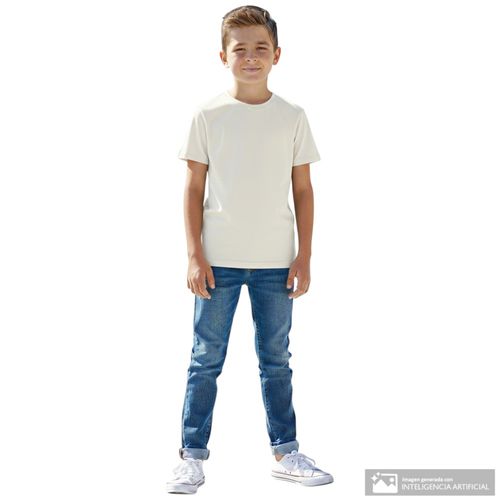 Camiseta ivory estampada para niño