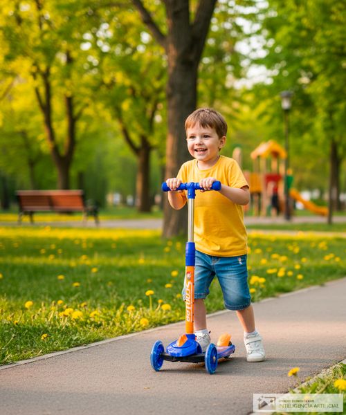 Scooter Infantil Dino en Colores Vibrantes