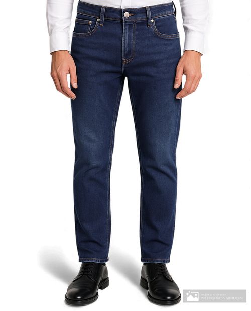 Jeans Orange slim fit azul denim para hombre