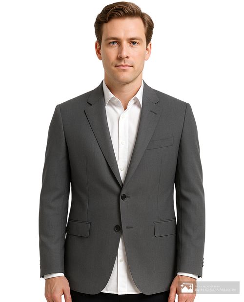Blazer Unexpected slim fit gris heather para hombre