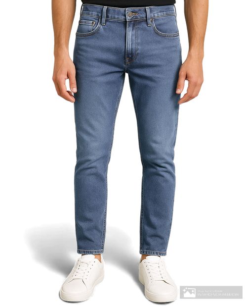 Jeans Pepe Revolution slim fit azul claro denim para hombre