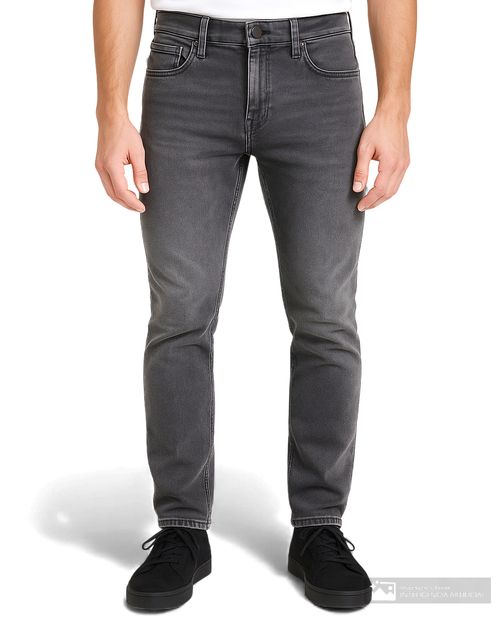 Jeans Pepe Revolution slim fit gris claro denim para hombre