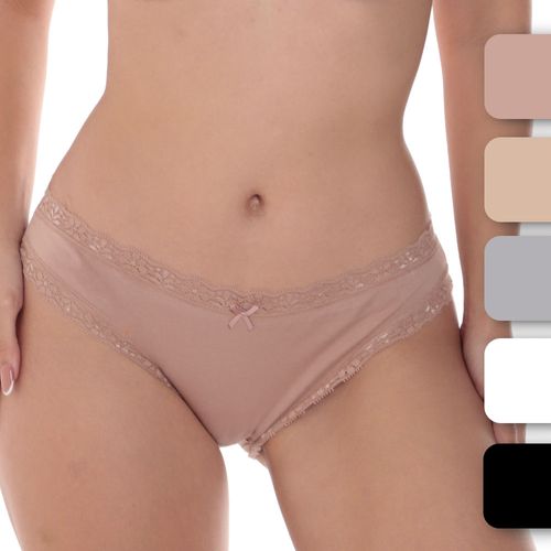 Set de 5 bikinis Rene Rofe de cintura media para mujer