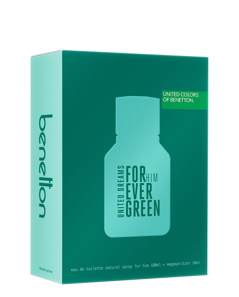 Benetton Forever Green Her Damenduft – Grüner Blumenduft Mit Schwarzer Johannisbeere & Birne | Eau De Toilette 80 Ml