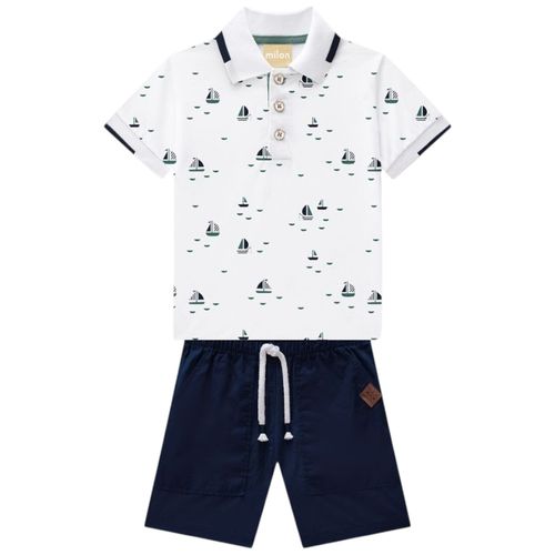 Conjunto de 2 piezas bicolor para niño