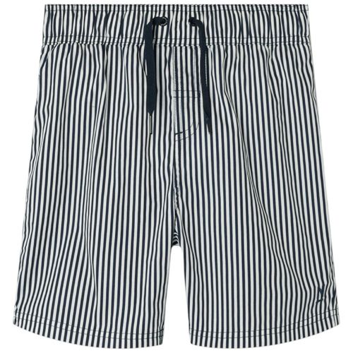 Calzoneta de baño rayado azul navy para niño