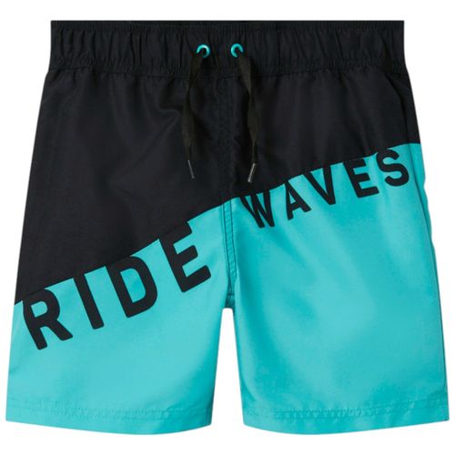 Calzoneta de baño color blocking para niño