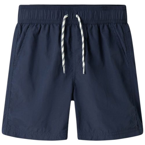 Calzoneta de baño azul navy sólido para niño