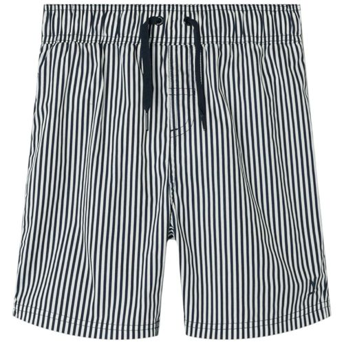 Calzoneta de baño rayado azul navy para niño