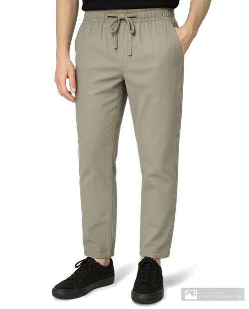 Pantalón Orange slim fit verde sage texturizado para hombre