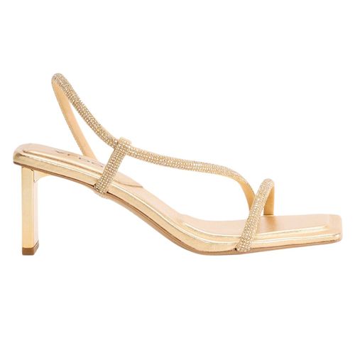 Sandalia de vestir Aldo color dorado para mujer