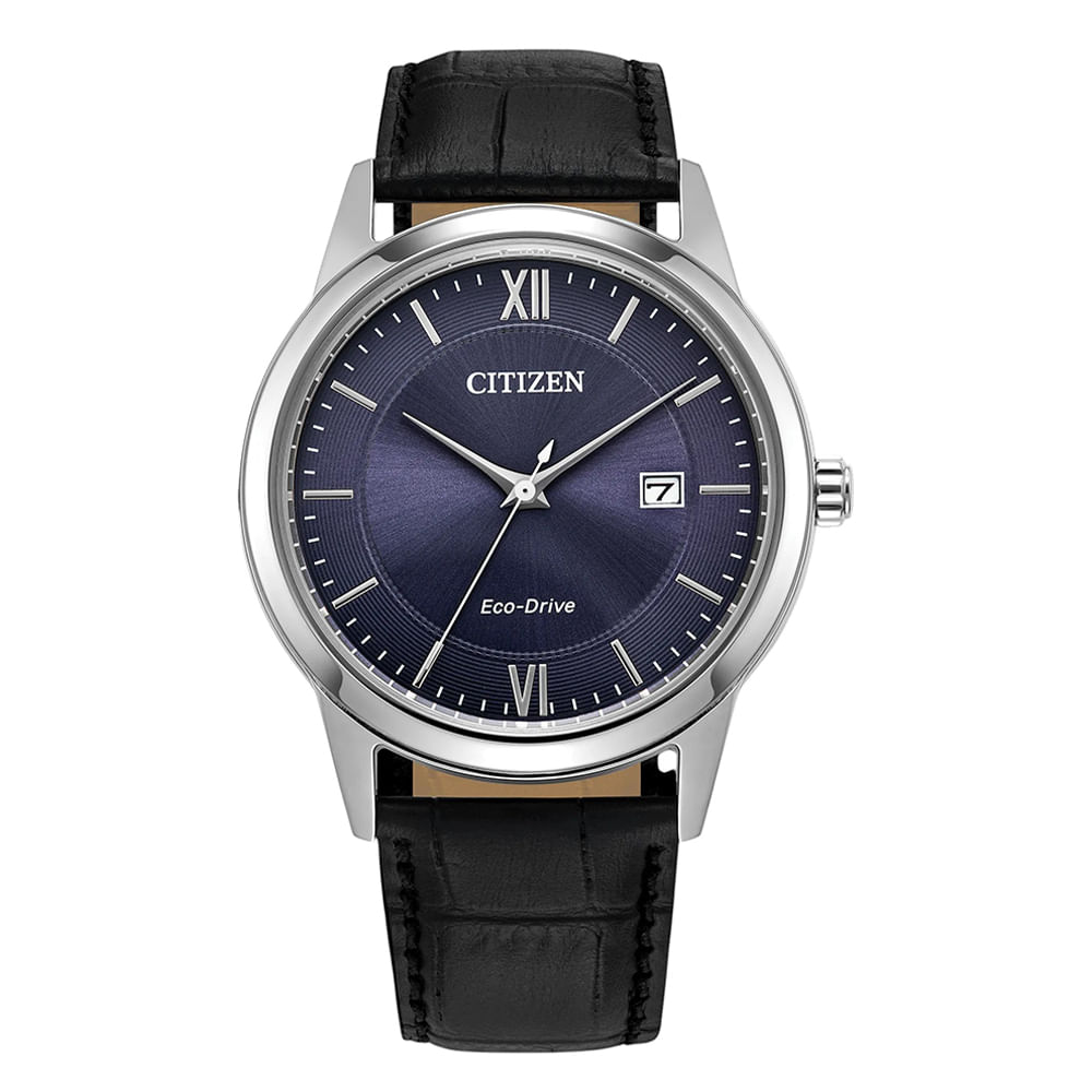 Reloj Citizen análogo de cuero negro para hombre - Siman El Salvador
