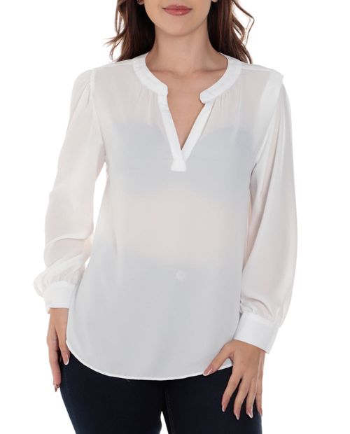 Blusa Marcella túnica manga larga para mujer