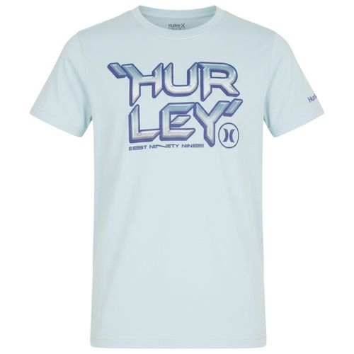 Camiseta celeste estampada Hurley para niño