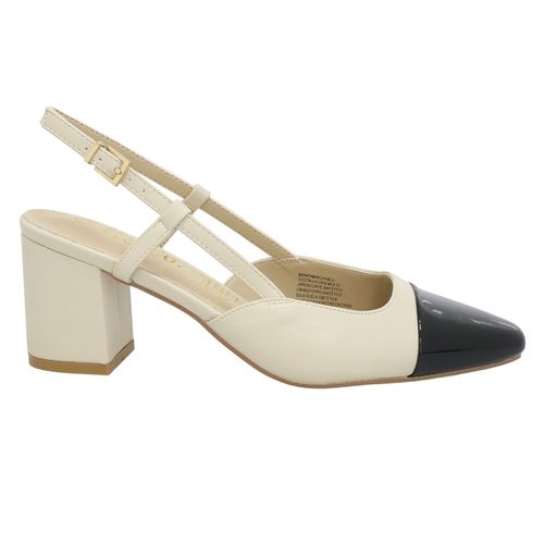 Zapato de vestir H&Co color beige/negro para mujer