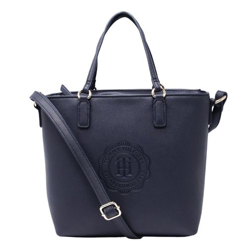 Cartera tote Tommy Hilfiger color azul para mujer
