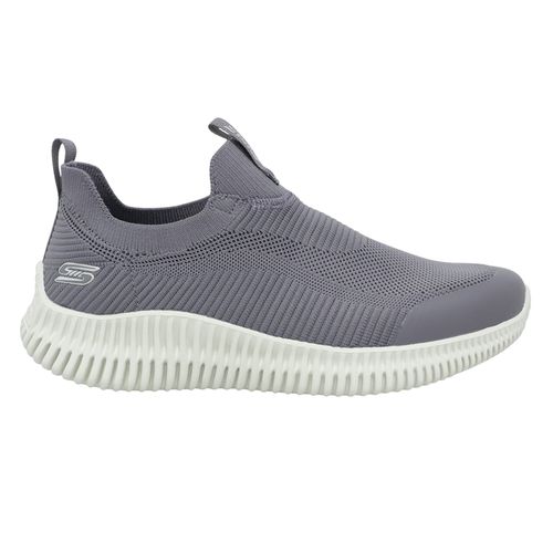 Zapato deportivo casual Skechers gris para hombre