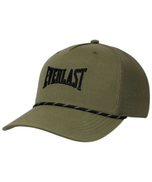 Gorra deportiva Everlast rope verde bordada para hombre