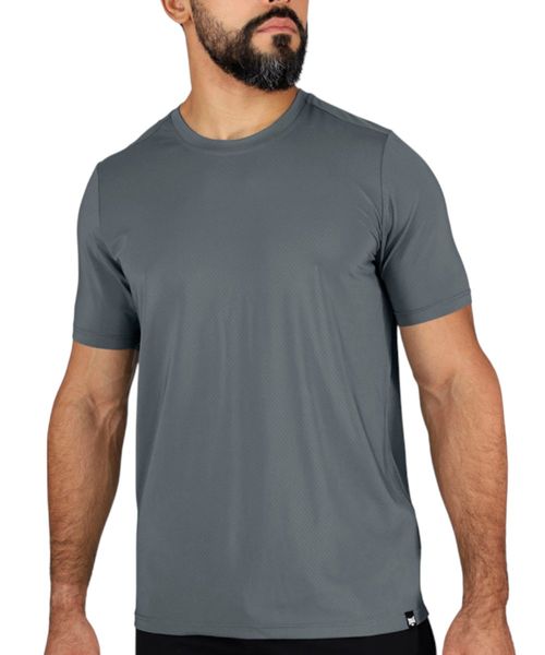 Camiseta deportiva Everlast gris sólida para hombre