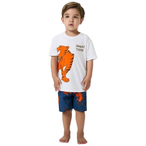 Pijama de 2 piezas con estampado para niño